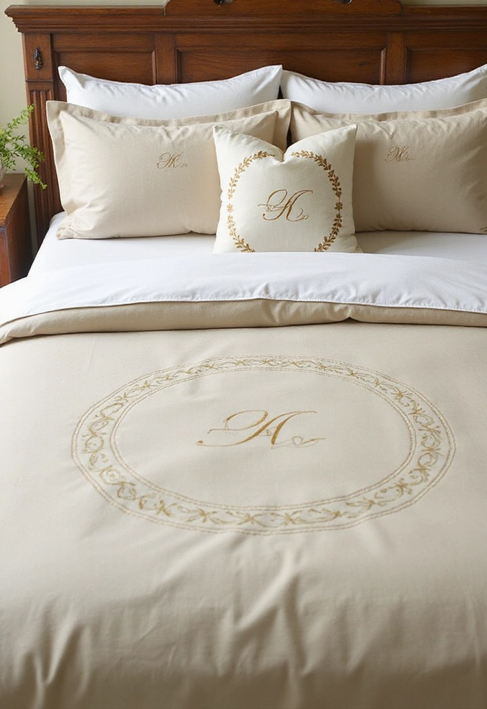 21 Luxurious Bed Comfort Designs That Will Transform Your Sleep Forever! - 15. Personalized Bed Linens