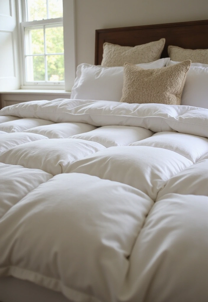 21 Luxurious Bed Comfort Designs That Will Transform Your Sleep Forever! - 5. Heavenly Down Comforters