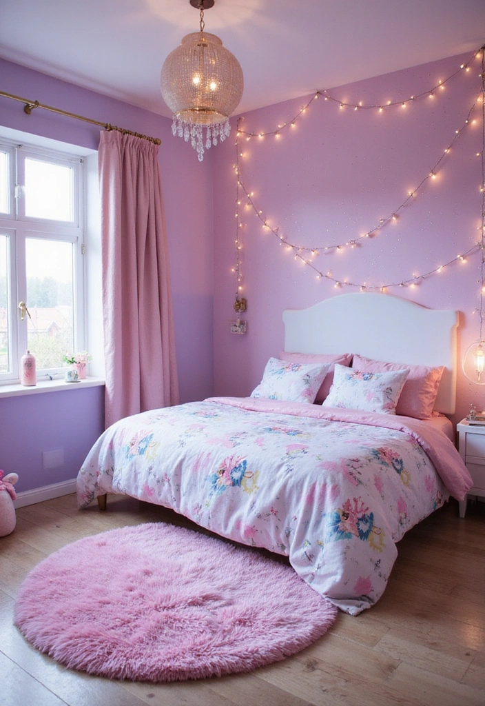 15 Themed Kids Bedroom Double Bed Designs That'll Make Bedtime a Dream Come True! - 4. Magical Unicorn Sanctuary