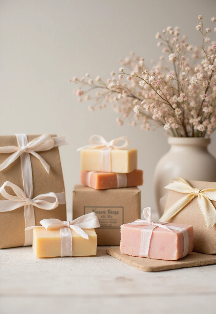 15 Unique Wedding Return Gifts That Will Leave Your Guests Talking! - 4. Handcrafted Soap Bars