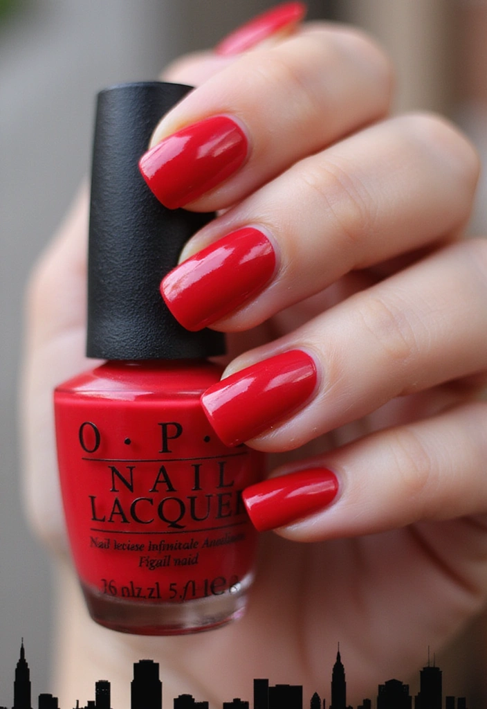 10 Luxurious Branded Nail Paints That Will Make Your Manicure Pop (You Won't Believe #5!) - 10. OPI Infinite Shine – 10 Big Apple Red
