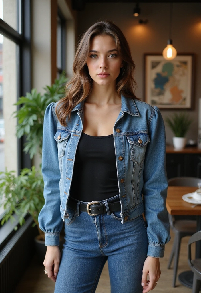 15 Trendy Denim Jackets That Will Elevate Your Casual Style (You Won't Believe #7!) - 9. Denim Jacket with Statement Sleeves