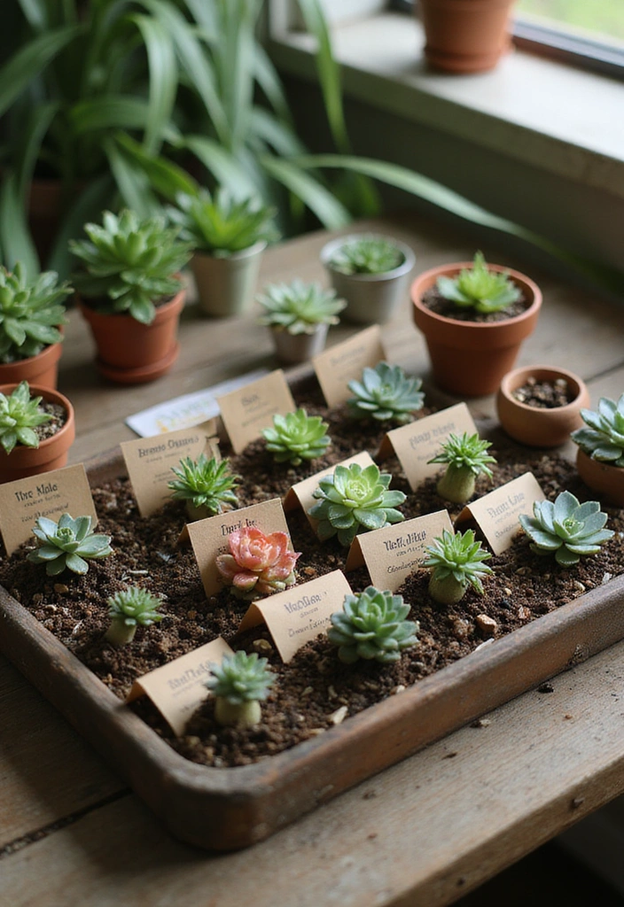 15 Unique Wedding Return Gifts That Will Leave Your Guests Talking! - 13. Succulent Seed Kits