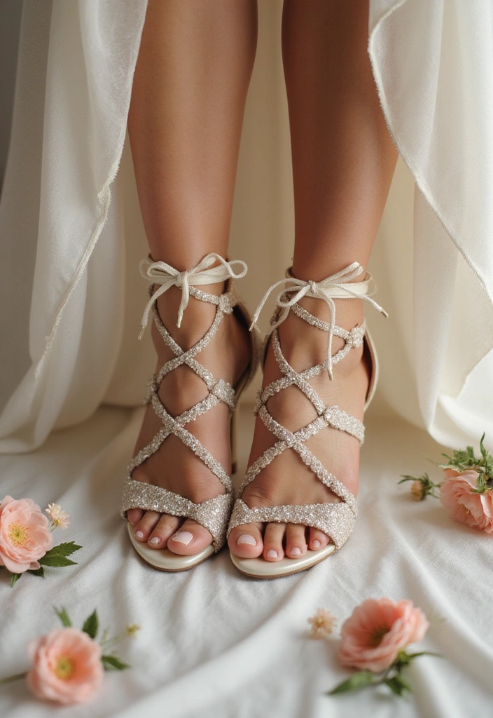 25 Stylish High Heels for Women That Will Make You the Star of Any Event (Don’t Miss #17!) - 13. Feminine Lace-Up Heels