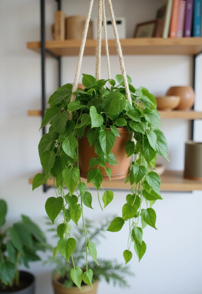 11 Trendy Indoor Plants You Need in Your Living Area Right Now (Your Friends Will Be Jealous!) - 3. Pothos: The Versatile Trailing Wonder
