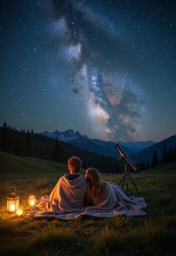20 Outdoor Date Ideas That Will Make You Fall in Love with Nature Again (#12 Is a Must-Try!) - 1. Stargazing at a Remote Location