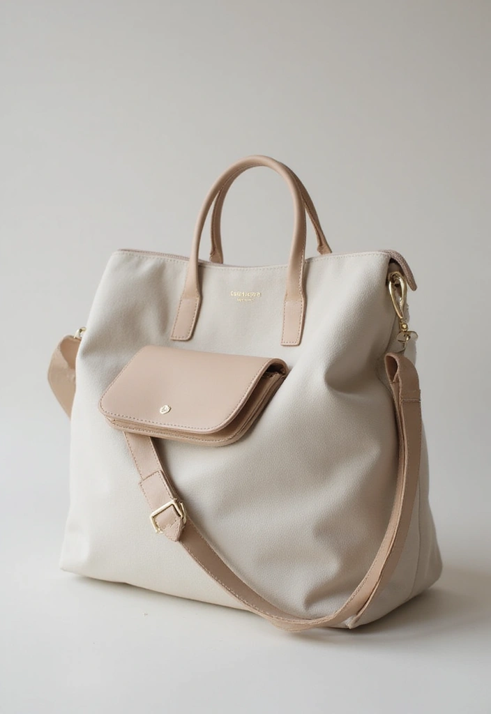 15 Stylish Baby Diaper Bags That'll Make You the Trendiest Mom on the Block! - 8. The Minimalist Approach: Sleek and Simple