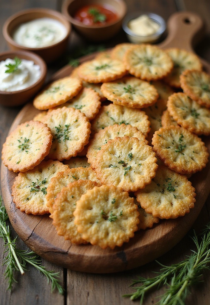 21 Savory Snacks Pregnant Women Can't Get Enough Of (You Won't Believe #10!) - 17. Herb and Cheese Crackers