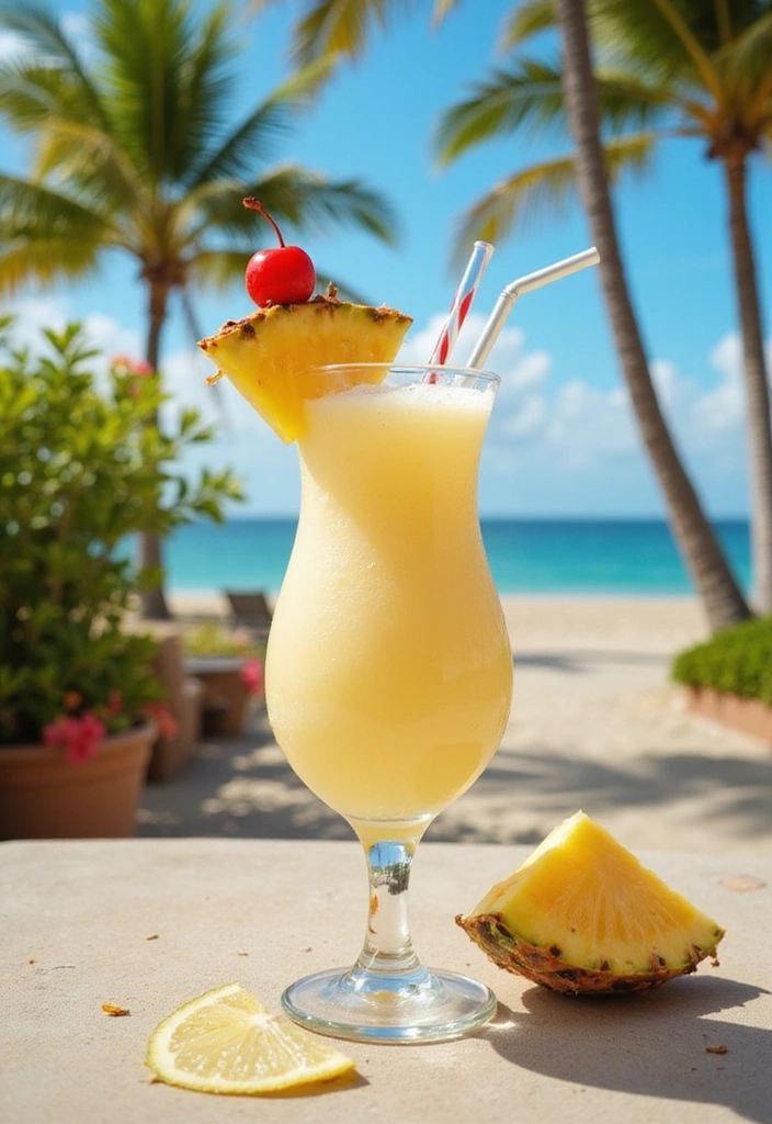 15 Show-Stopping Cocktail Recipes That Will Make Your Party Unforgettable! - 12. Pineapple Coconut Daiquiri