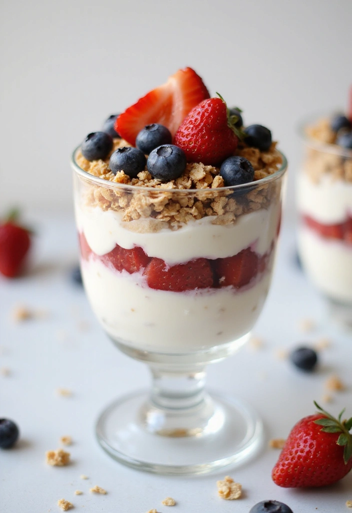 12 Weight Loss Snacks You Can Make in 5 Minutes (Healthy and Delicious!) - 1. Greek Yogurt Parfait