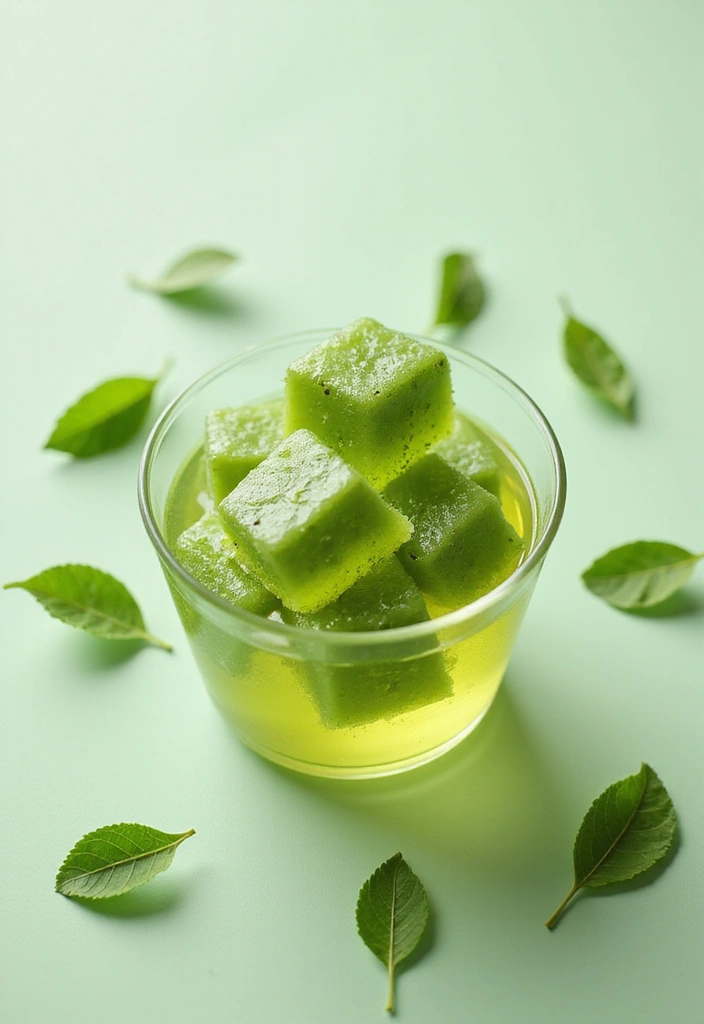 14 Korean Beauty Hacks for Instant Skin Glow (Trust Us, #10 Is Genius!) - 8. Green Tea Ice Cubes