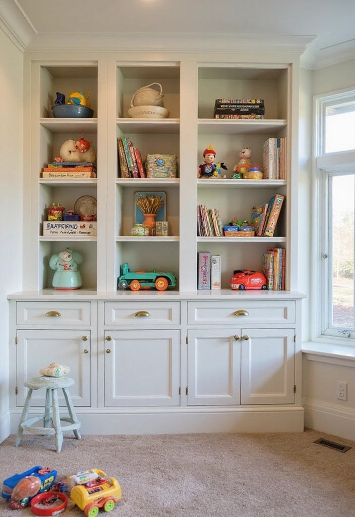 18 Stylish Playroom Storage Ideas That Will Keep Toys Organized and Kids Happy! - 15. Customized Storage Solutions