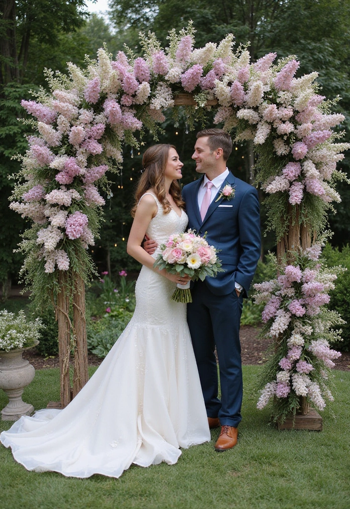 17 Glamorous Flower Walls That Will Transform Your Wedding Photos (Wait Until You See #5!) - 4. Whimsical Fairy Garden