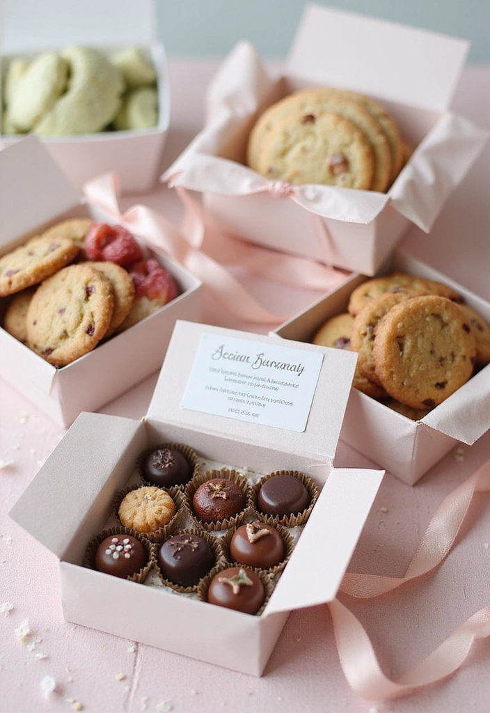 15 Unique Wedding Return Gifts That Will Leave Your Guests Talking! - 2. Edible Treats in Custom Packaging