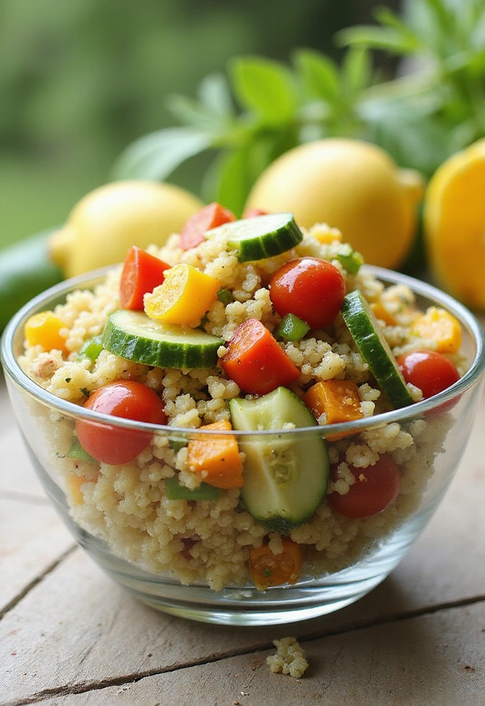 13 Mouthwatering Easter Side Dishes That Will Complement Any Meal (Especially #9!) - 9. Quinoa Salad with Lemon Vinaigrette