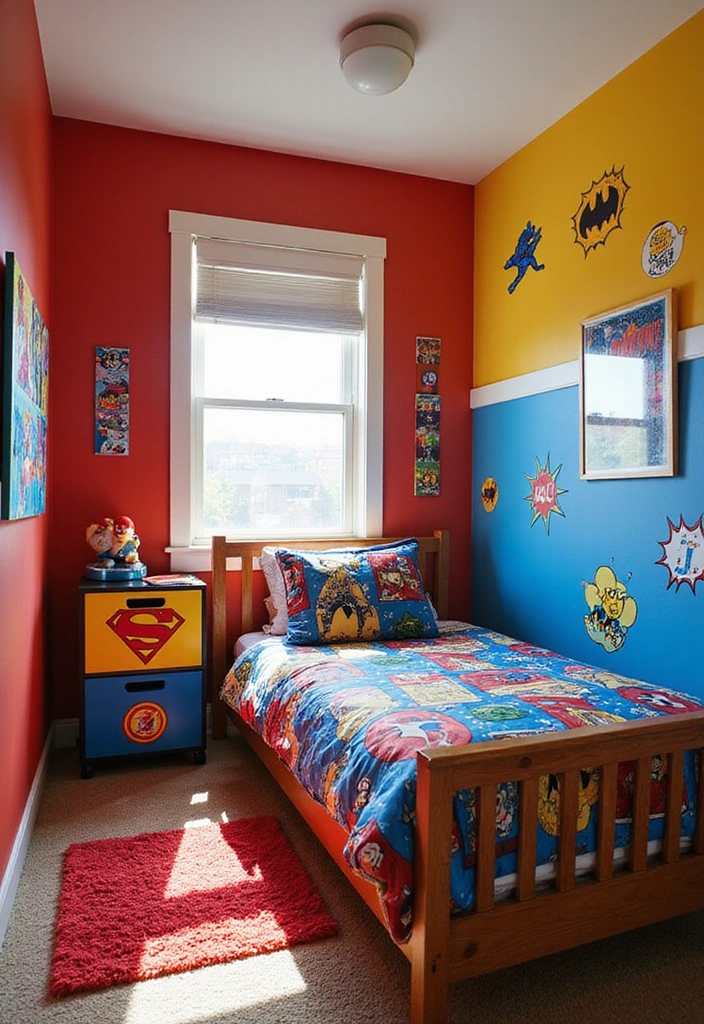19 Kids Room Ideas That'll Wow Both Parents and Children! - 6. Superhero Headquarters