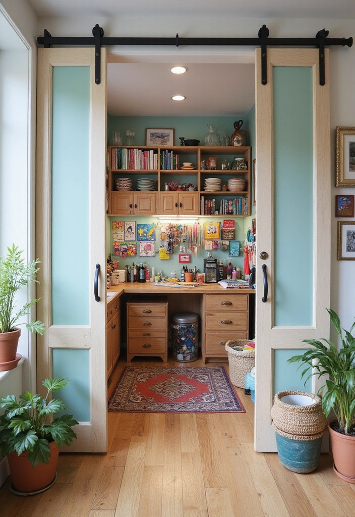 10 Hidden Room Ideas That Will Transform Your Home Into a Secret Wonderland! - 10. The Secret Craft Room