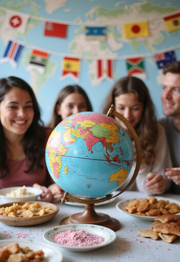 15 Themed Gender Reveal Ideas That Will WOW Your Guests (Don't Miss #10!) - 12. Around the World