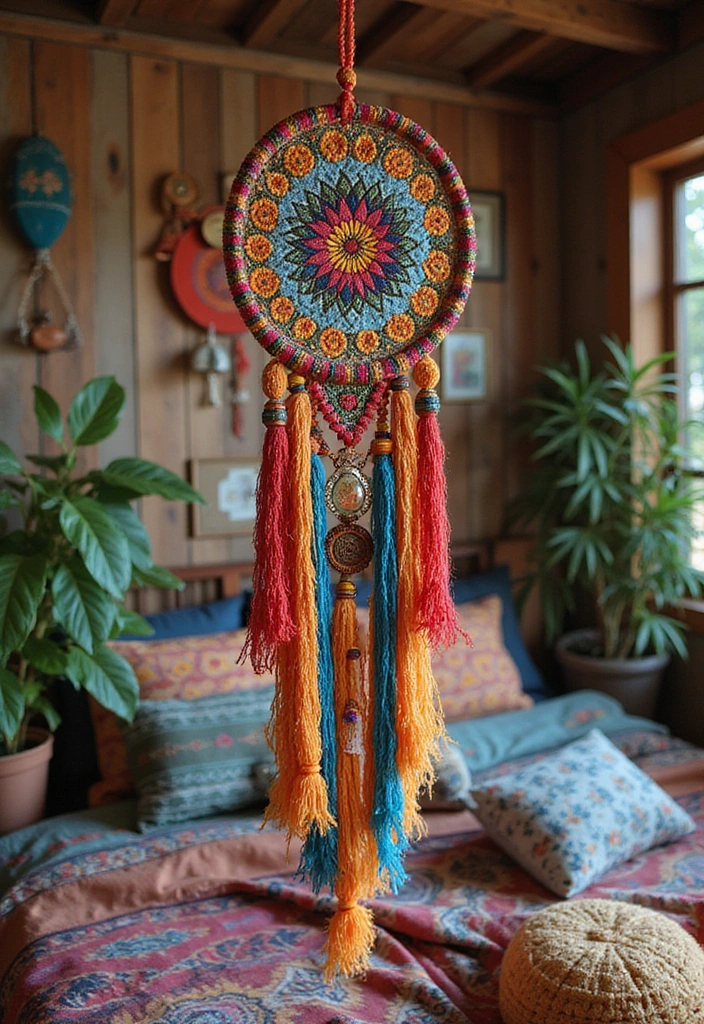 14 Colorful Dream Catchers That Will Brighten Up Your Bedroom Instantly! - 7. Ethnic Inspirations: Cultural Richness