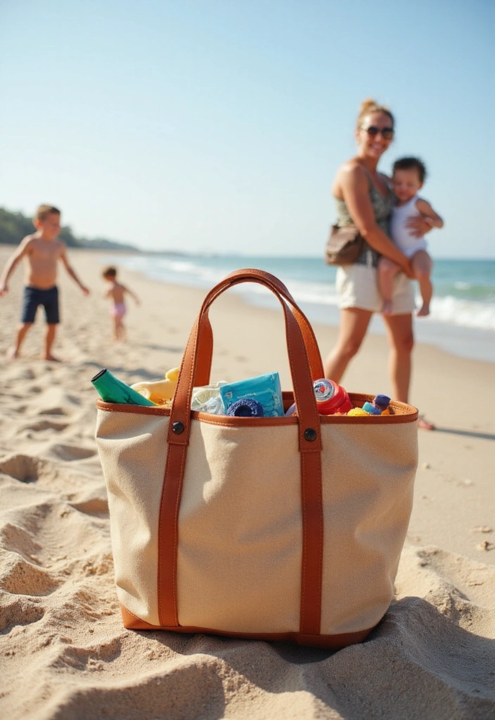 15 Stylish Baby Diaper Bags That'll Make You the Trendiest Mom on the Block! - 2. The Trendy Tote: Ultimate Versatility
