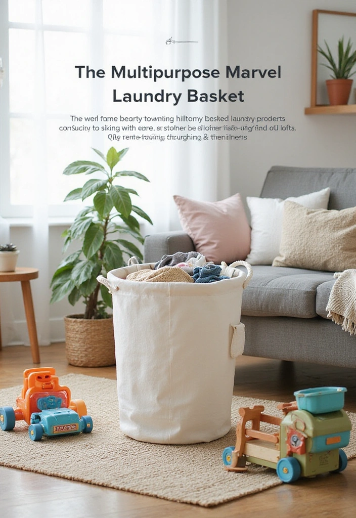 12 Funky Laundry Baskets That Will Transform Your Space (You Won't Believe #5!) - 9. The Multipurpose Marvel