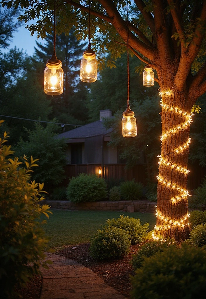 15 Magical Backyard Lighting Ideas That'll Transform Your Evenings Into a Fairytale! - 15. DIY Light Installations