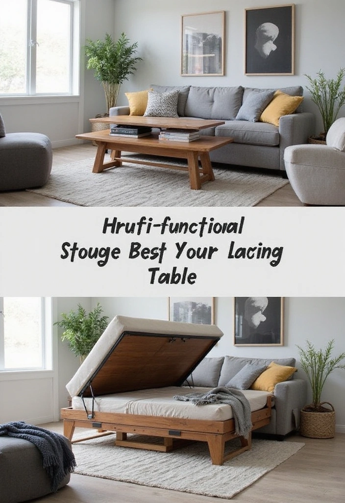 16 Small Space Decor Hacks That Will Maximize Your Home's Potential! - 3. Multi-Functional Furniture