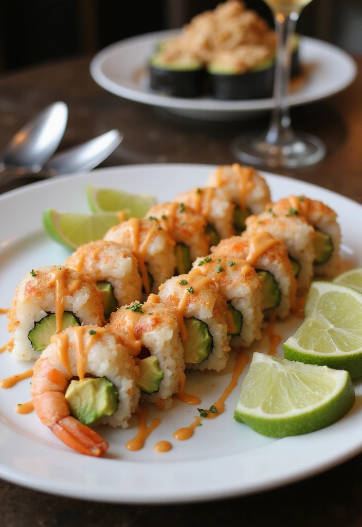 25 Creative Fusion Sushi Recipes That Will Blow Your Mind (#17 Is a Must-Try!) - 12. Prawn and Avocado Sushi