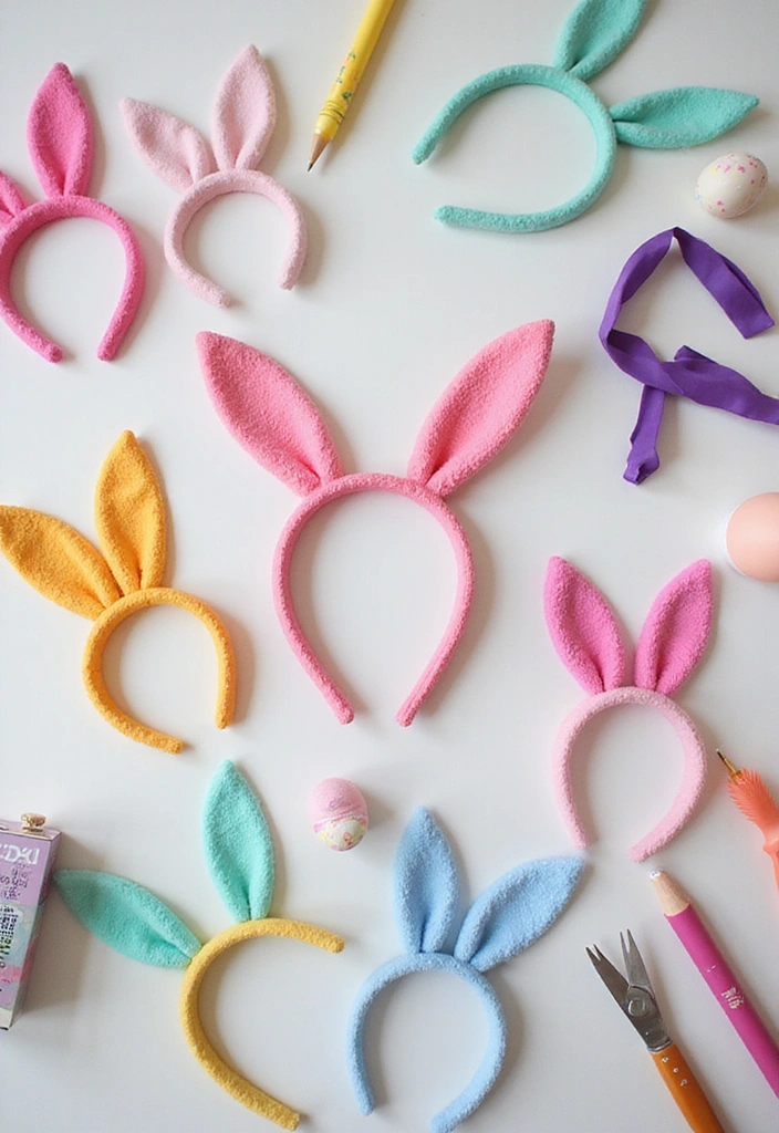 12 Creative Good Friday Crafts for Kids That Will Keep Them Engaged and Inspired! - 7. Bunny Ear Headbands
