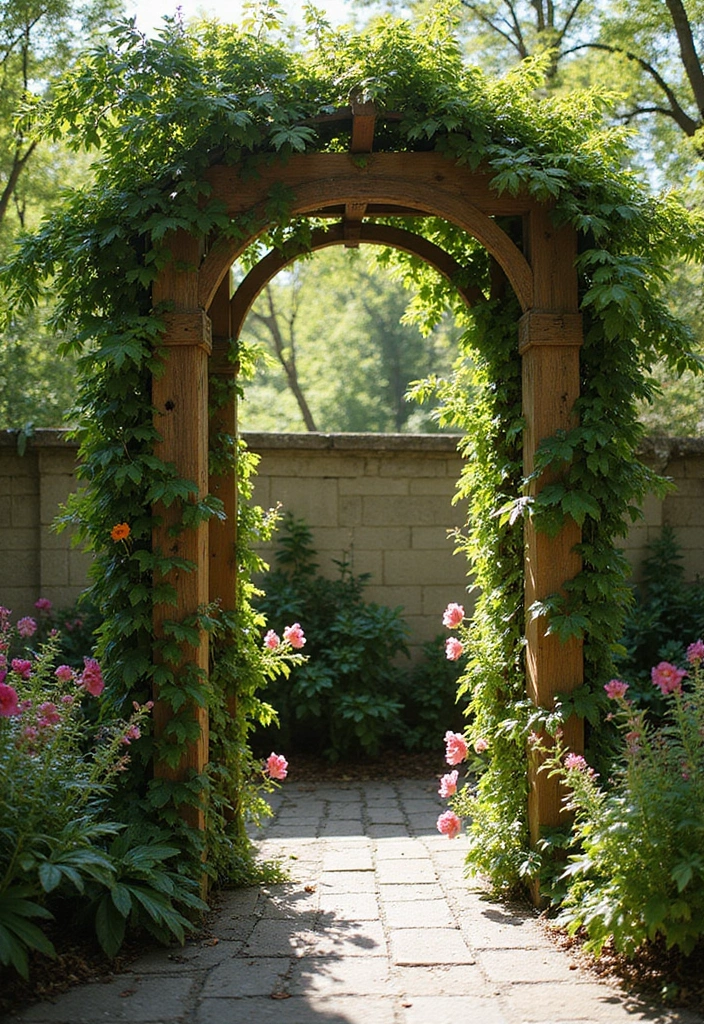 12 Easy DIY Vertical Garden Ideas That Will Make Your Small Space Blossom! - 8. Trellis Garden