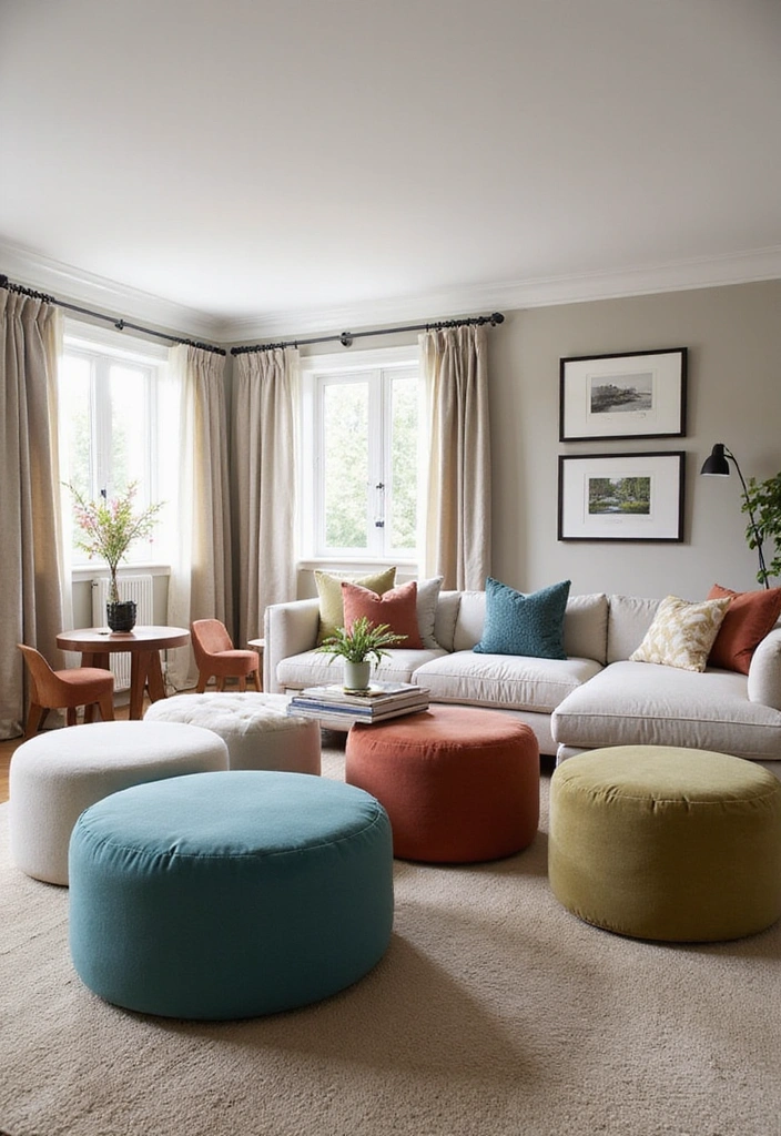 12 Stunning Modern Ottoman Designs That Will Elevate Your Home Decor Game! - 9. Modular Ottomans