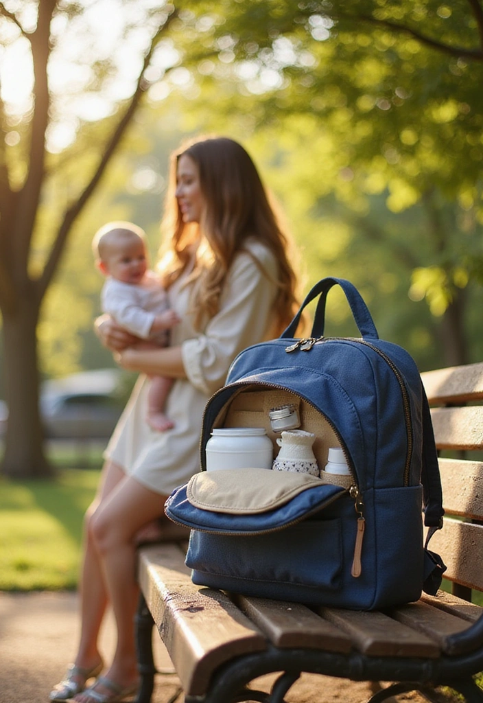 15 Stylish Baby Diaper Bags That'll Make You the Trendiest Mom on the Block! - 1. The Chic Backpack: Effortless Style