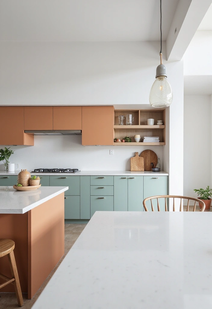25 Vibrant Colored Countertops That Will Make Your Kitchen Pop (Check Out #15 for a Surprise!) - 11. Bright White Solid Surface