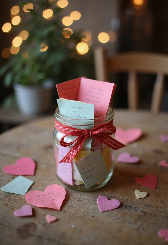 12 DIY Date Night Gifts That Will Make You the Ultimate Romantic! - 5. DIY Love Jar