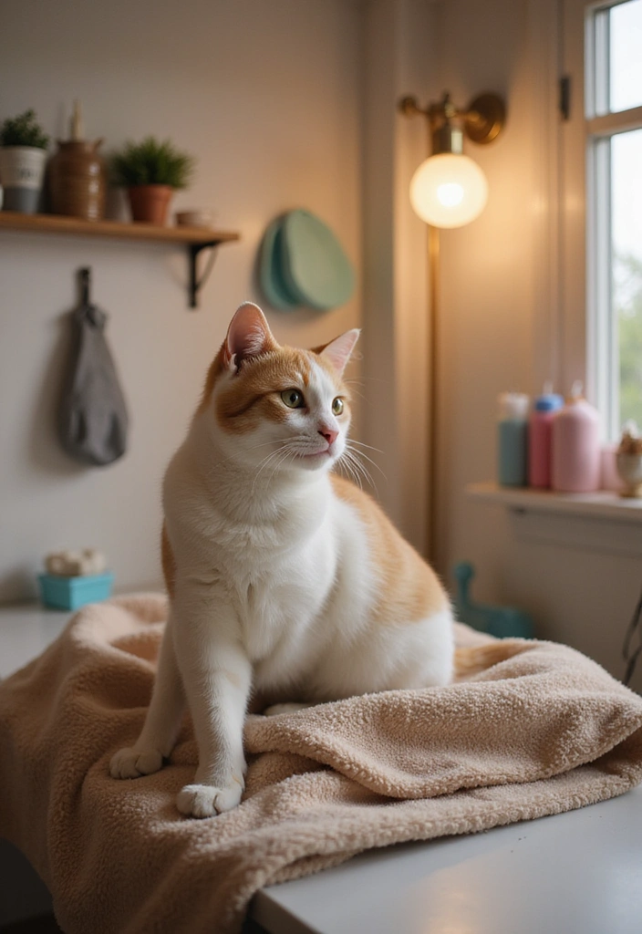 12 Cat Grooming Hacks That'll Keep Your Feline Friend Purring with Joy! - 8. Create a Calm Grooming Environment