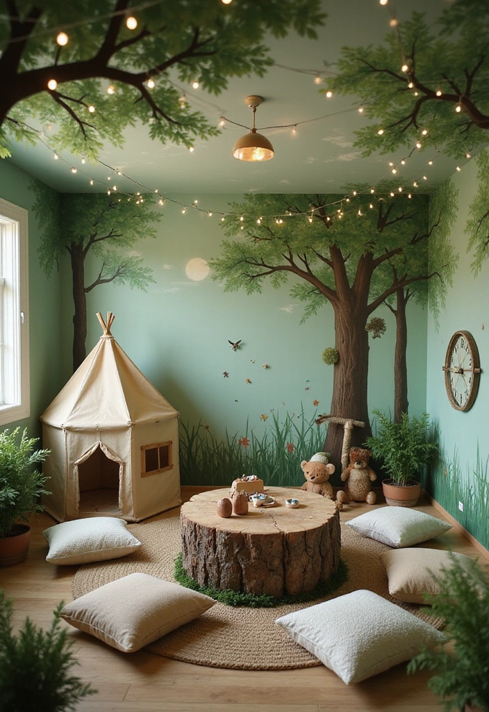 21 Colorful Kids Play Room Inspirations That'll Brighten Your Child’s Day! - 6. Fantasy Forest