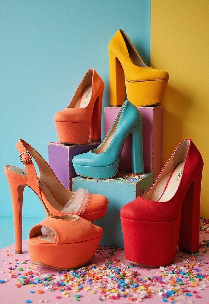 25 Stylish High Heels for Women That Will Make You the Star of Any Event (Don’t Miss #17!) - 3. Bold Platform Heels