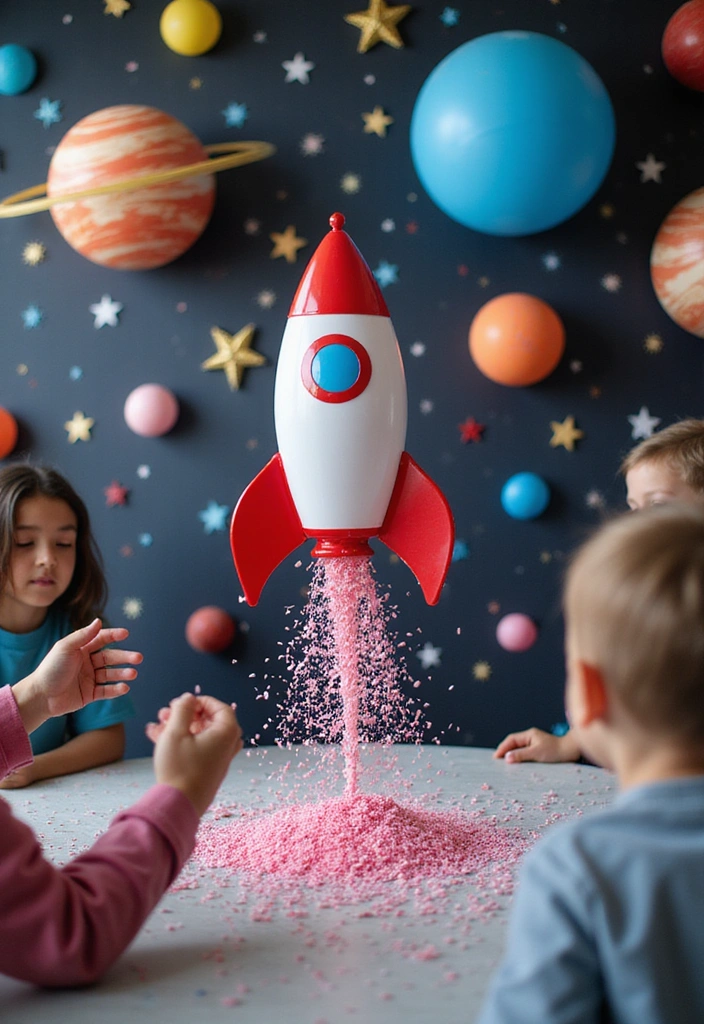 15 Themed Gender Reveal Ideas That Will WOW Your Guests (Don't Miss #10!) - 10. Outer Space Exploration