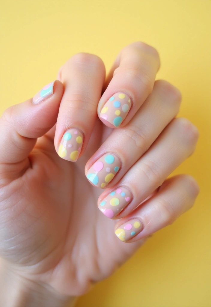 20 Pastel Nail Arts So Cute You’ll Want to Wear Them All Year Round! - 19. Pastel Bubbles