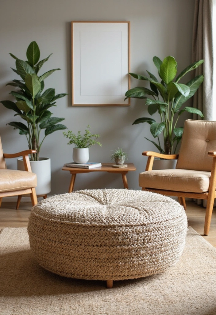 12 Stunning Modern Ottoman Designs That Will Elevate Your Home Decor Game! - 11. Eco-Friendly Ottomans