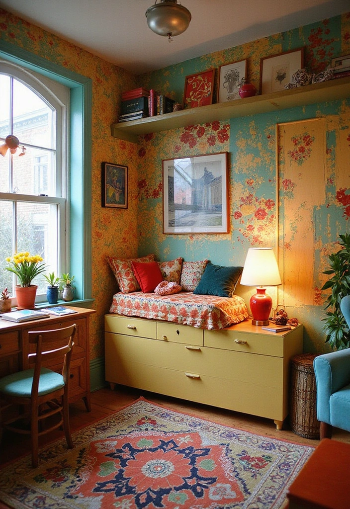25 Trendy Teen Bedroom Ideas That'll Make You Want to Redecorate ASAP! - 19. Retro Revival