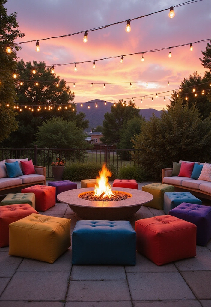 12 Stunning Modern Ottoman Designs That Will Elevate Your Home Decor Game! - 7. Outdoor Ottomans