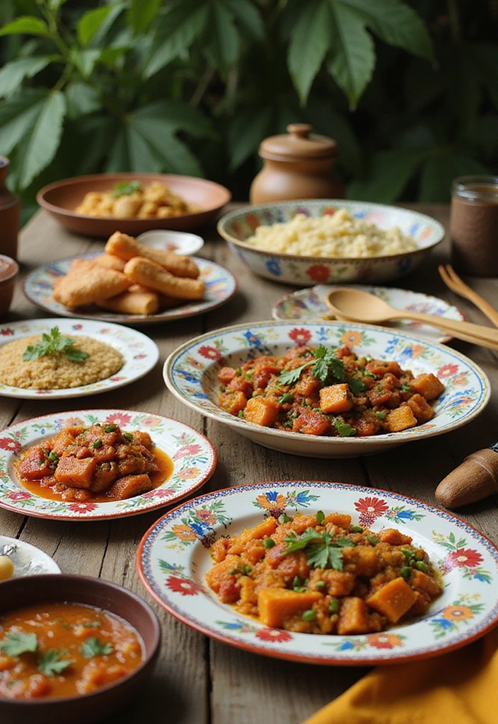 12 Hand-Painted Crockery Designs That Will Win Hearts This Holiday Season! - 1. Festive Floral Fiesta