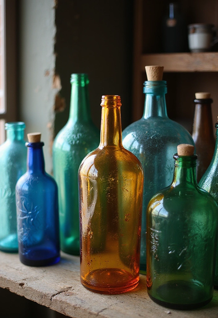 25 Rare Antique Collectibles You Won't Believe Exist (#11 Is a Game Changer!) - 2. Antique Glass Bottles