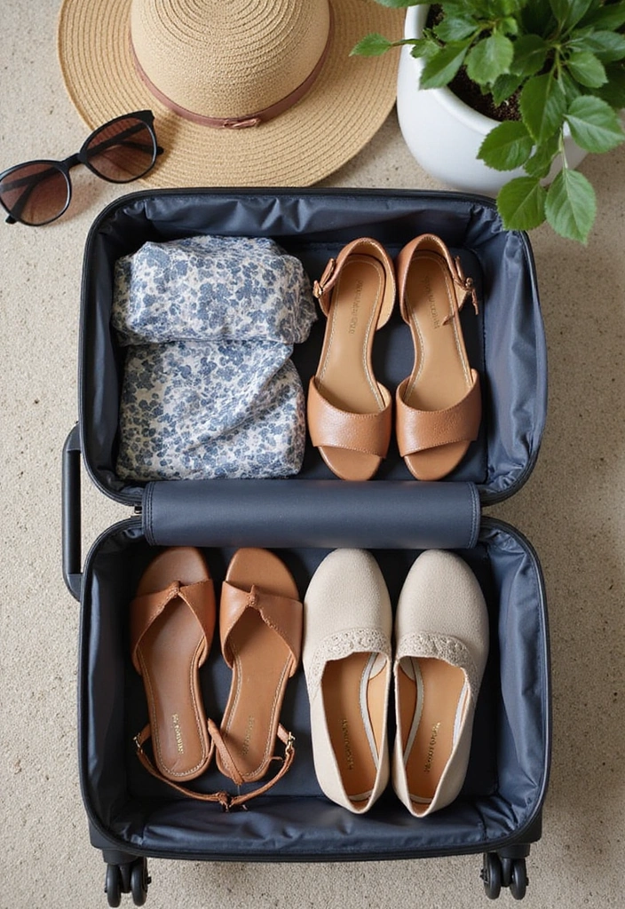 14 Couples Packing Secrets for a Romantic Getaway (You'll Love #8!) - 7. Don’t Overpack Footwear