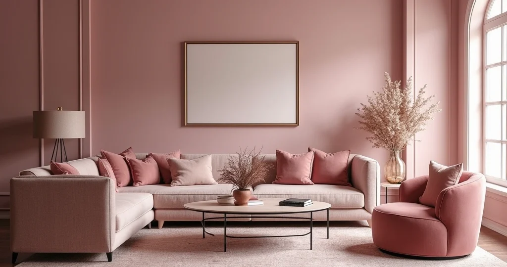 15 Elegant Pink Living Room Looks That Will Elevate Your Home to New Heights!